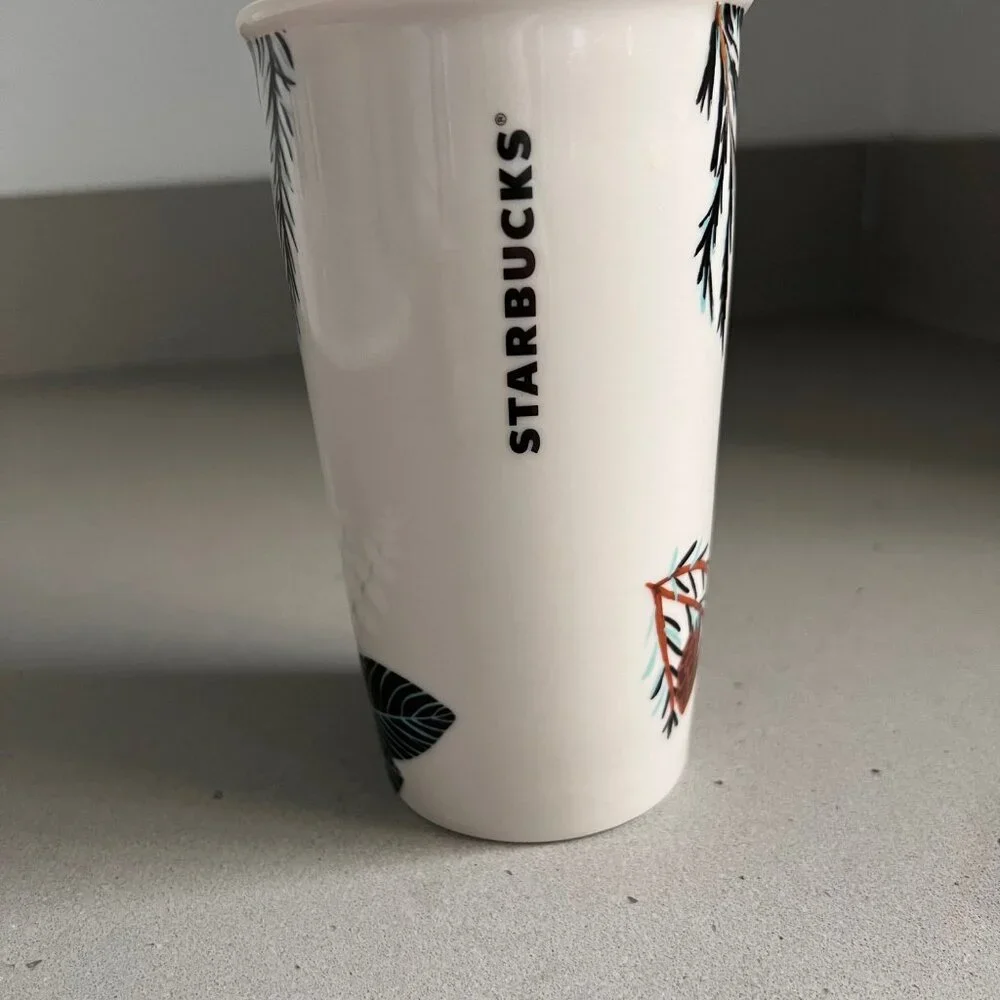 Starbucks Washington State Local Collection Double Wall Ceramic Traveler Mug12oz